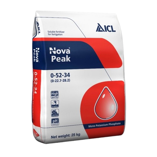 Водорастворимое удобрение Монокалийфосфат Nova Peak (ICL) (0-52-34), 25 кг