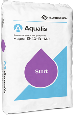 Удобрение Aqualis NPK 13:40:13+МЭ Start, 25 кг