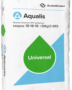 Удобрение Aqualis NPK 18:18:18+3МgO+МЭ Universal, 25 кг
