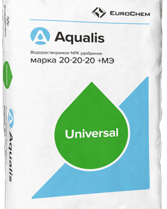 Удобрение Aqualis NPК 20:20:20+МЭ Universal, 25 кг