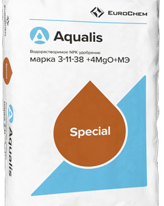 Удобрение Aqualis NPK 3:11:38+4MgO+МЭ Special, 25 кг