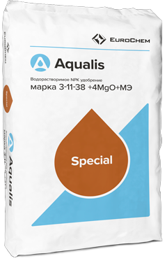 Удобрение Aqualis NPK 3:11:38+4MgO+МЭ Special, 25 кг