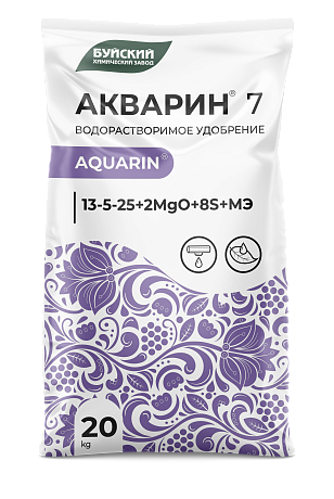 Комплексное водорастворимое удобрение Акварин 7 (13-5-25+МЭ)