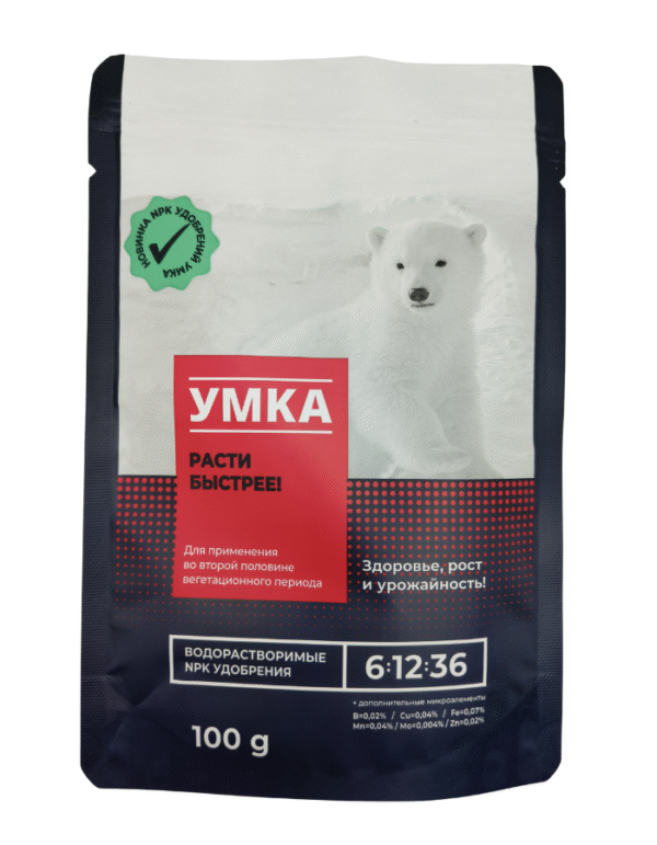Удобрение УМКА 6:12:36+МЭ, 0,1 кг
