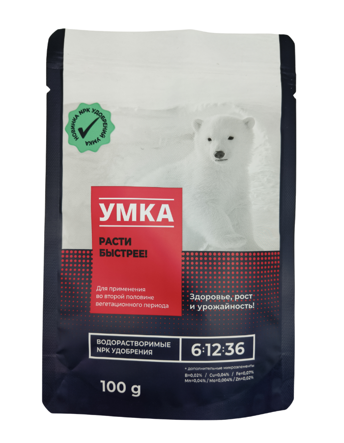 Удобрение УМКА 6:12:36+МЭ, 0,1 кг