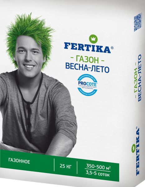 Удобрение для газона ФЕРТИКА "Газонное. Весна - Лето" 11-12-26+МЭ, 25 кг