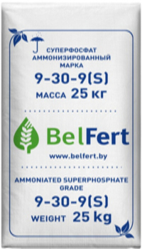 Суперфосфат аммонизированный марка 9-30-9(S), 25 кг
