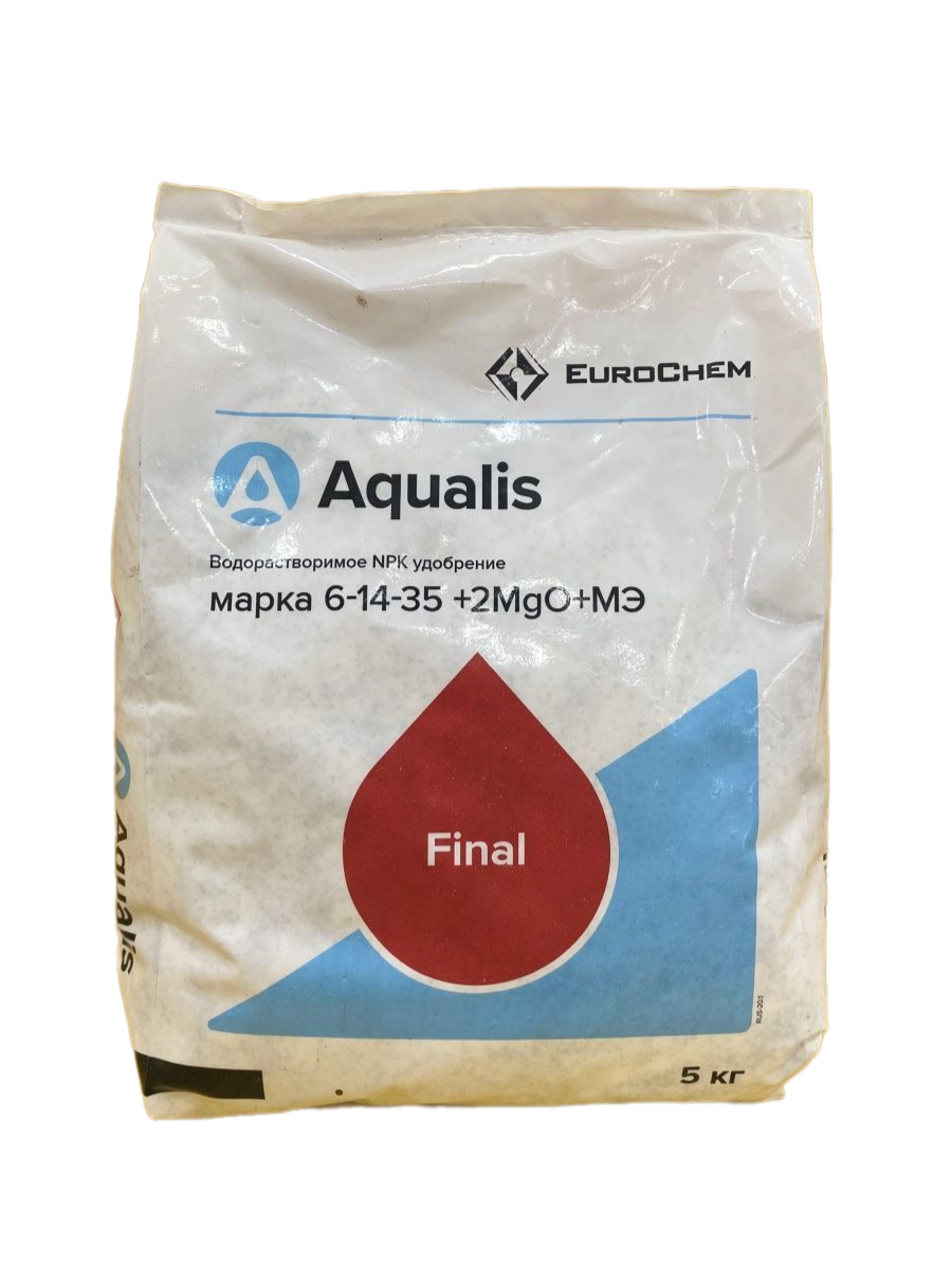 Удобрение Aqualis NPK 6:14:35+2МgO+МЭ Final, 5 кг