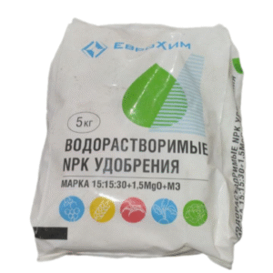 Удобрение Aqualis NPK 15:15:30+1,5МgO+МЭ Final, 5 кг