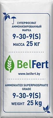 Суперфосфат аммонизированный марка 9-30, 25 кг