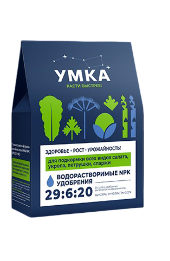 Удобрение УМКА 29:6:20+МЭ, 25 кг