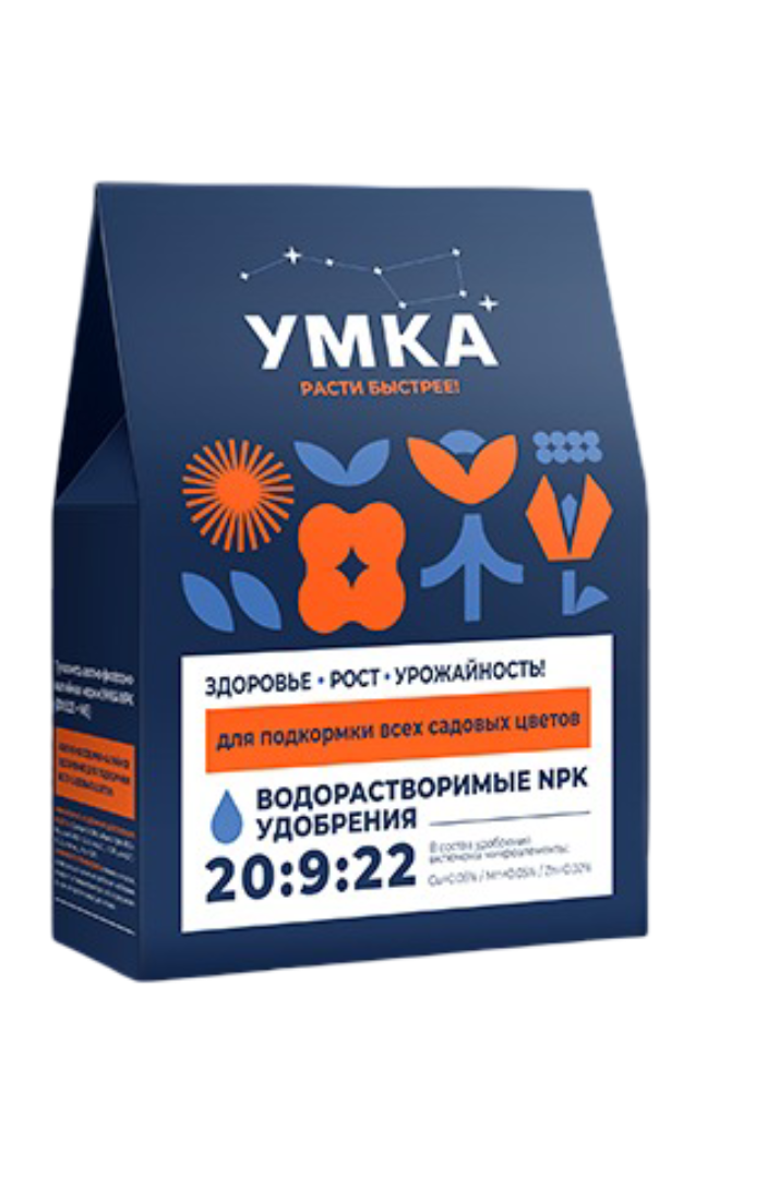 Удобрение УМКА 20:9:22+МЭ, 25 кг