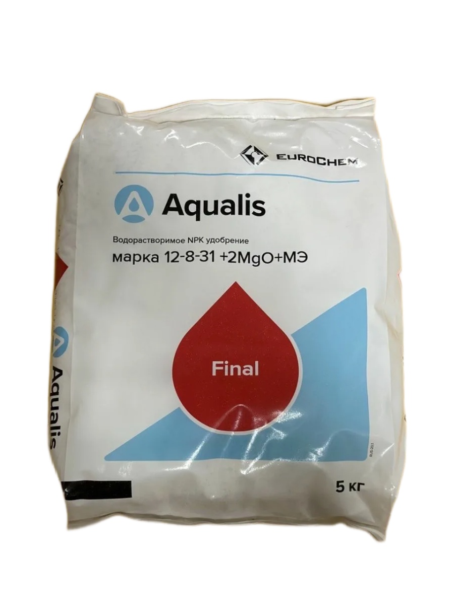 Удобрение Aqualis NPK 12:8:31+2МgO+МЭ Final, 5 кг