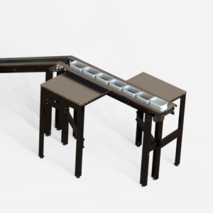 Накопительный стол со скользящей лентой